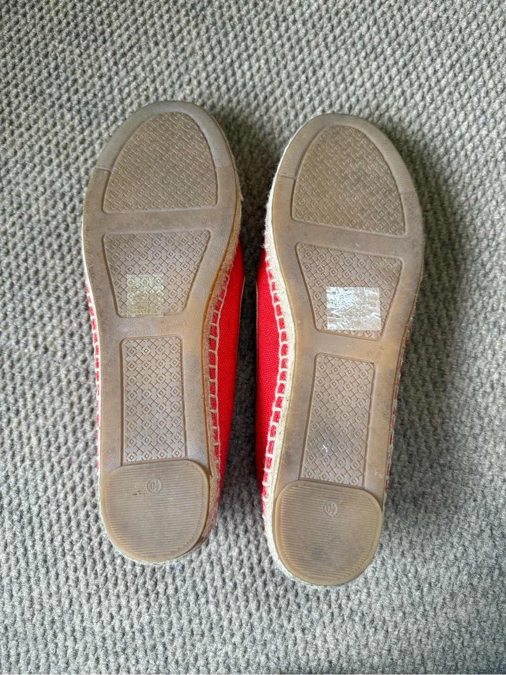 Tory Burch Coco Coconut Cocktail Canvas Espadrilles Flats Women’s Size 10.5 EUC